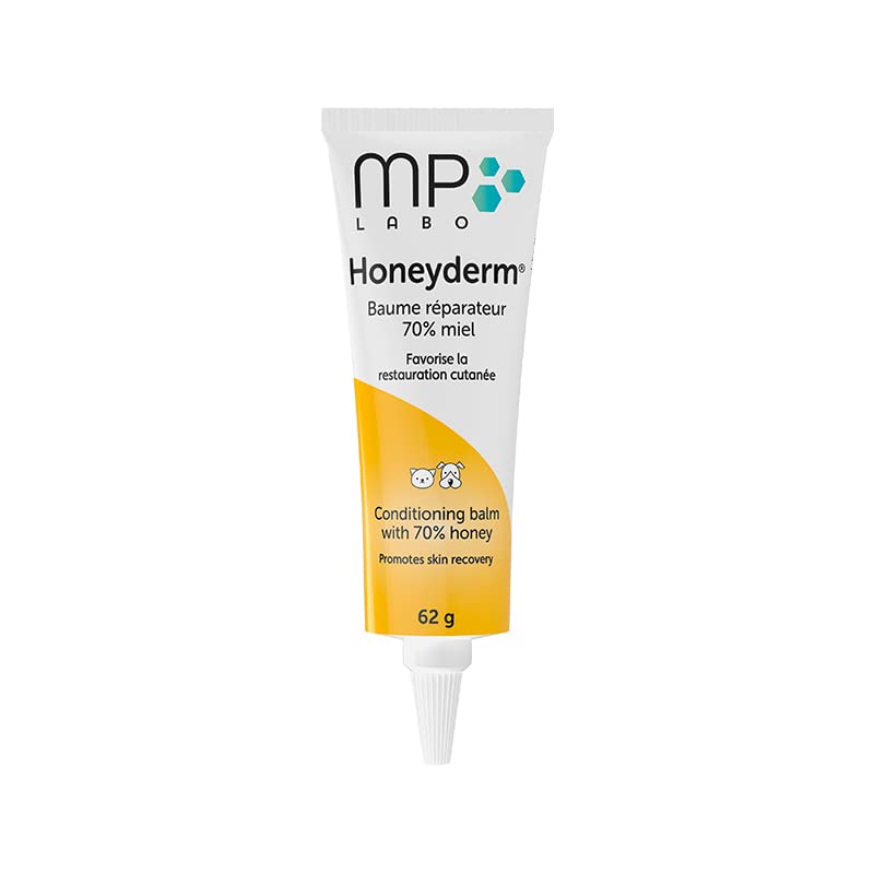 Honeyderm Balm for Cats & Dogs - Soothing Honey Balm for Dry or Irritated Skin Minor Wounds & Cracks - Safe, Fragrance-Free, 62g Tube - Image 2