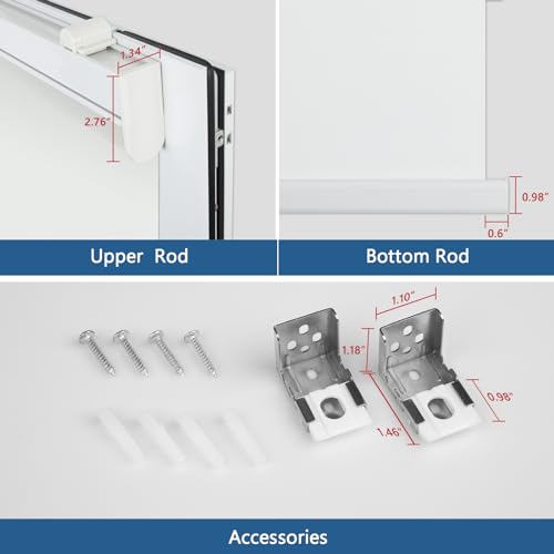 Grandekor Motorized Roller Shade With Remote Control,Motorized Blinds100% Blackout Electric Shades thumb #7