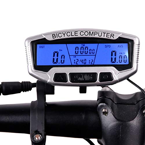 Huanxin Bicycle Computer Wireless/Waterproof Speedometer Bike Odometers Cycling Computer LCD, for Cycling Realtime