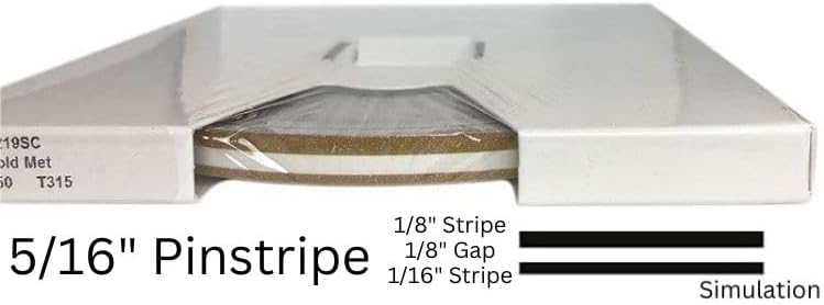 Prostripe 5/16" x 150' Double-Lined Automotive Pinstripe Tape for Cars, Trucks, and SUVS R42022 (Yellow)