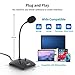 Ko-Star Recording Microphone, Computer PC Podcast Condenser Omnidirectional Mic with Mute Button & LED Indicator for Laptop, Mac, PS4 - Vocal, Podcasting, Skype, YouTube, Streaming (Black)