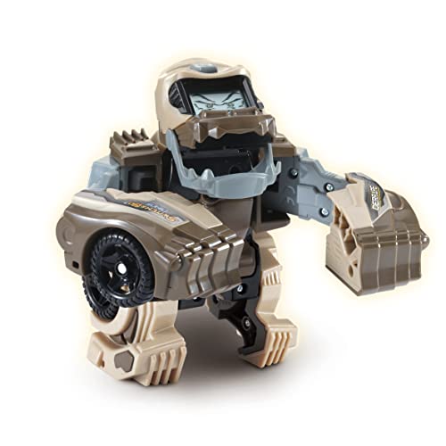 VTech Switch & Go Dinos Derrape, Il Gorila Rally, Dinosauri prescolari trasformabili per Bambini +3 Anni, Versione Spagnola, Colore Marrone, 3480-551322