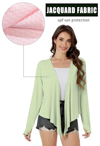 Yekaty Womens Lightweight Tie Cardigan Shrugs for Summer Dress UPF 50+ Sun Prrotection Wraps Tops Shawls2