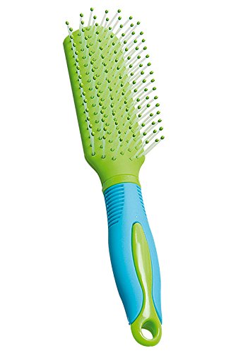 Preisvergleich Produktbild Kinder Haarbürste, Kosmetex Kinderbürste, grün blau, Kinderbürste 3