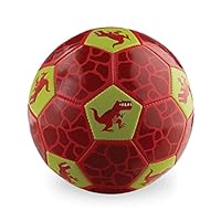 Crocodile Creek Kids Soccer Ball, Size 3 for Children 3 Years and up, Ships Inflated, for Indoor/Outdoor Active Play and Beginner Sports, 7 inches, Dinosaur