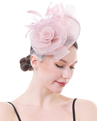 Sombrero Fascinador Pillbox para Mujer Talla Única miniatura 3