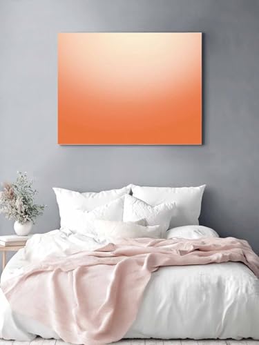 Vandaluuki アートパネル グラデーション オレンジ アートボード ポスター 40x30cm 壁掛け 壁画 壁飾り 部屋飾り 飾り絵 絵画 インテリア ソファの背景画 完成品 モダン 現代 玄関 部屋 リビングルーム ギフト