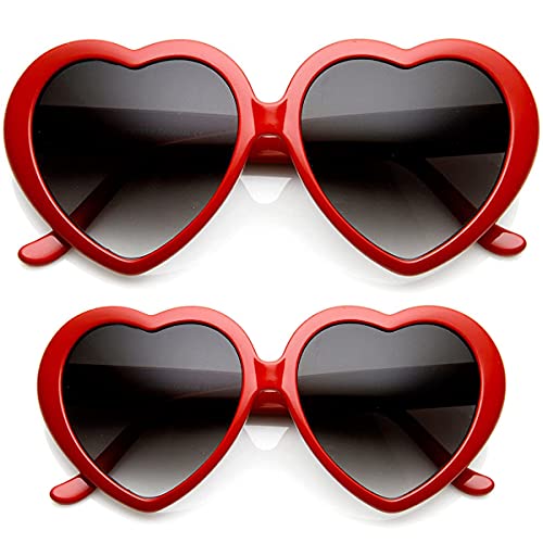 Heart Shaped Sunglasses for Women and Kids Girls, Mother and daughter Matching Style Sunglasses