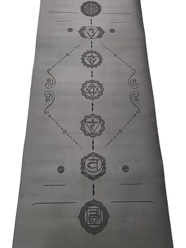 Yogamatte Naturkautschuk und PU. 183x61x4.5cm (Black) Cover