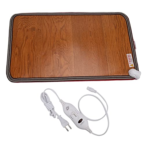 Tappeto riscaldato Elettrico 60W PU Tappetino riscaldante per Piedi Scaldapiedi Elettrico Tappetino riscaldante per Piedi Scaldapiedi Termostato per tappeti per casa e Ufficio