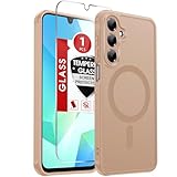 Galaxy J7 Prime Case,(Not fit J7 2018) J7 Sky Pro/J7 V/Halo/J7 Perx Glitter Case with Tempered Glass Screen Protector [2 Pack],LeYi Bling Hybrid Heavy Duty Phone Case for Samsung J7 2017 TP Rose Gold