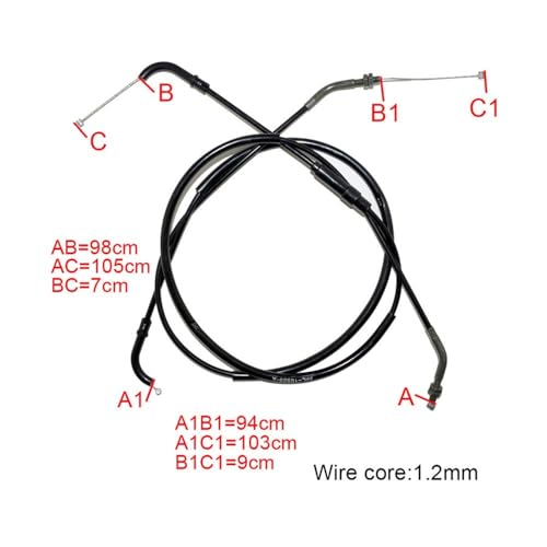 Câble d'accélérateur de remplacement pour entretien moto KLX400 2003