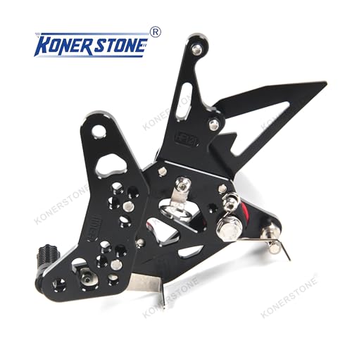 Repose-pieds réglables Suzuki SV650X commandes reculées noires