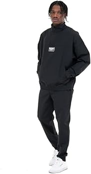 Amazon | [プロ クラブ] COMFORT COTTON/NYLON HALF ZIP TRACK JACKET