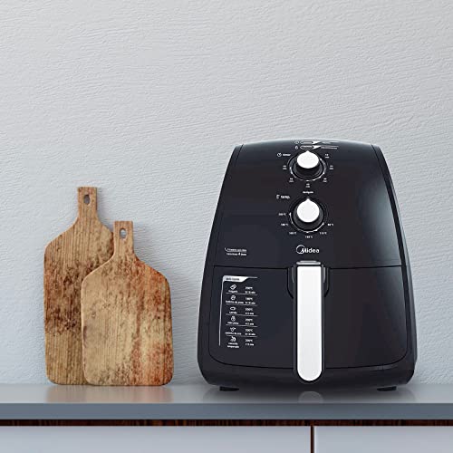 Fritadeira Airfryer Sem Óleo, 4L, Preto, 220v, Midea