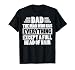 Dad Man Who Has Everything Except Hair Funny Fathers Day Men T-Shirt