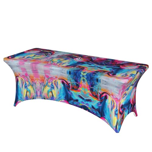 Nappe de table extensible infroissable motif musique pour fête - 2