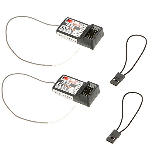 KKmoon 2pcs 2.4G receptor de 6 canais FS-A6 modelo de controle remoto para i4 i6 i10 transmissor