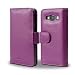 Produktbild Cadorabo Hülle kompatibel mit Samsung Galaxy A3 2015 aus Premium Kunst Leder Flip Klappbare Stoßfeste Magnetische [Standfunktion] [Kartenfächern] Cover Hülle für Galaxy A3 2015 Tasche in Lila