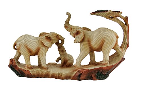 Estatua Decorativa Familia Elefante 12 in Resina miniatura 4