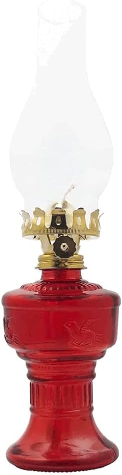 Kerosene Lamp Vintage Glass Oil Lamps with Replaceable Clear Shade Hurricane Lamp Vintage Lighting Kerosene Oil Lamp