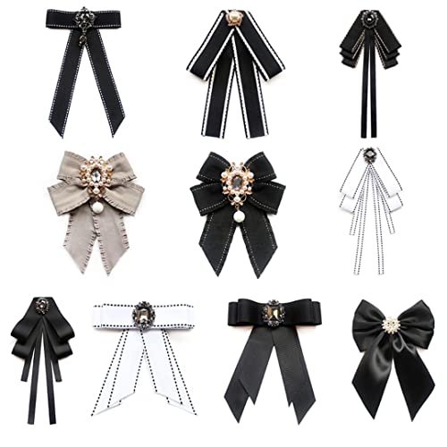 Broche de cou pré-nouée pour ajuster un col de chemise trop simple
