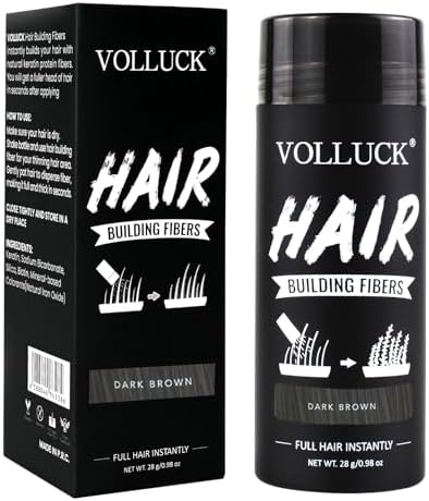 Fibre Cheratina per Capelli, Naturale Fibre Capelli Uomo Donna 28...