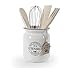 GICOS IMPORT EXPORT SRL Poggiamestoli Porta mestoli Utensili Cucina in Ceramica Home 12 * 12 * 15 cm 784866