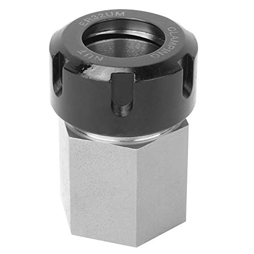 ER32 Pince Bloc Mandrin Porte-pince pour Tour Gravure Machine Fraiseuse Ensemble de Serrage(Poignée hexagonale)