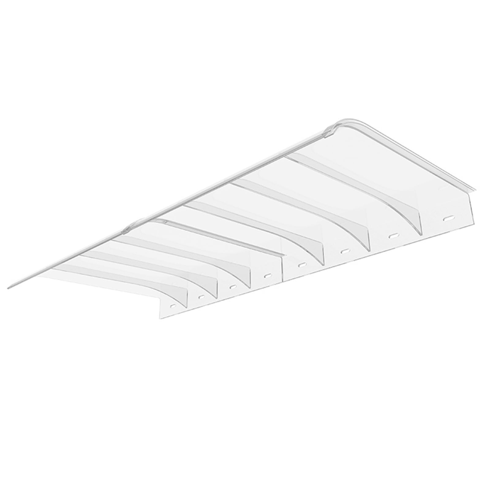 GJZQDKX Transparent Door Canopy Polycarbonate Awning for Entrance Window Cover Veranda Shelter Mailbox & Protection (40x40cm 16x16in)