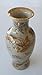 Vintage Porcelain Vase 12 Inch Chinese Butterfly Satsuma Hand Painted Pottery Vase