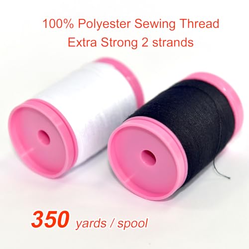 Hilo de coser poliéster 4 carretes 350 yd miniatura 3