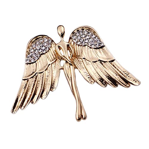 Broche ángel para mujer: el accesorio metálico ideal para tus eventos sociales