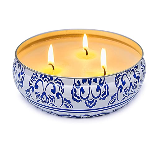 Photo 1 of Citronella Outdoor Candle, 3 Wicks Natural Soy Wax Candle, 75 Hours Burn
