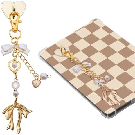 sunla Charm Chains for Kindle, Cute E-reader Phone Charm Bracelets Accessories Gift for Reader Booklovers Women for Kindle/Phone/Camera/Bag Decor-KC04