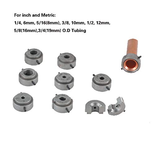 Flaring Tools Kit Eccenteic 45-Degree Cone Tubing Flaring Tool Set Includes Tube Cutter Deburring tool HVAC Refrigeration Tools for Copper Pipe Flaring 1/4-3/4 Inch O.D.Tubing By VSOON by VSOON - Image 4