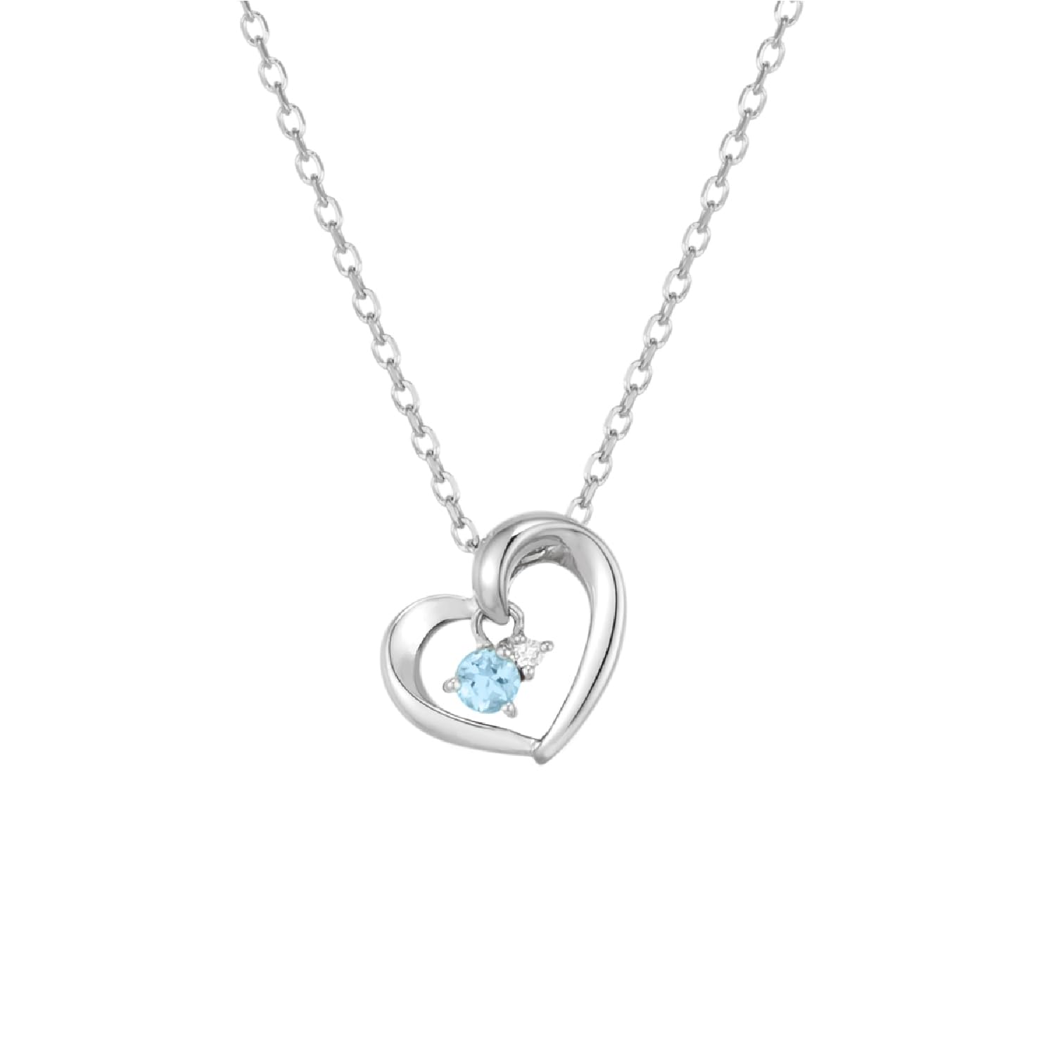 Amazon | 4℃ 4℃(ヨンドシー)【3月誕生石】 4℃エターナル シルバー 