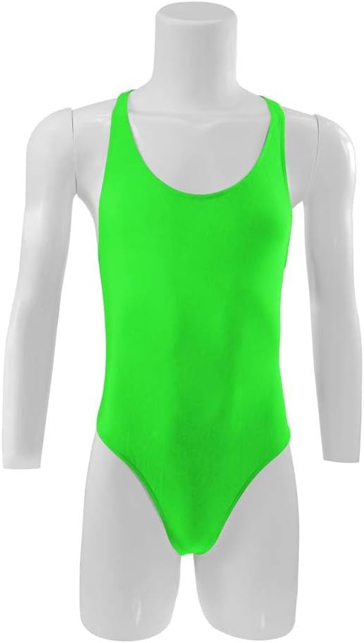 Mens Sleeveless Shapewear Mankini Leotard Bodysuit Singlet Bottom Buckle Brief Underwear