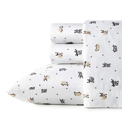 Poppy & Fritz - Twin Sheets, Cotton Percale Bedding...