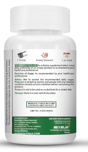 Image of Nutrija Tribulus Terrestris Extract Powder | 50g - 100 Servings | standardized to 40% Saponins | Supports Natural Testosterone, Muscle Growth & Repair