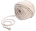 Produktbild Sadingo Baumwollkordel 10mm 10 Meter, Makramee Garn gedreht Naturfarben, Seil für DIY Handwerk, Kordel Bastelarbeiten