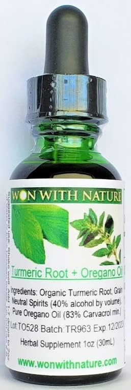 Won With Nature Oregano Oil + Organic Turmeric Root. Buy 2, Get 1 Free! 83% Carvacrol Oregano Oil.