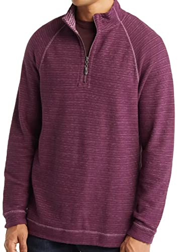 Tommy Bahama Flip Breaker Reversible Half Zip (Color: Sugar Plum, Size XL)2