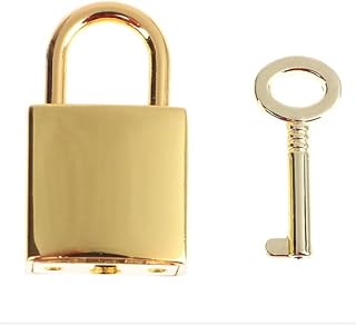 HUAXIUZH 2pcs Vintage Old Antique Style Mini Archaize Padlocks Key Lock with Key for Jewelry Box Storage Box Diary Book(Gold)