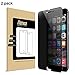 Mothca iPhone 8 Plus / 7 Plus Screen Protector Privacy [2-Pack] [Upgrade Version] No Problem with Brightness Anti-spy Tempered Glass Screen Cover 9H Hardness Anti-Scratch Shield Easy Apply Bubble Free