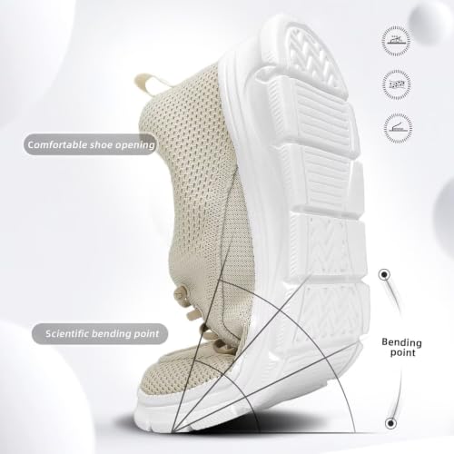 Image of Mens Casual Slip-on Loafers Shoes Non Slip Boat Shoes Sneakers Mesh Business Oxfords Work Driving Lightweight Comfortable Soft Sole Walking