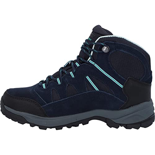 Chaussures de marche femme Hi-Tec randonnée en forêt et montagne bleu