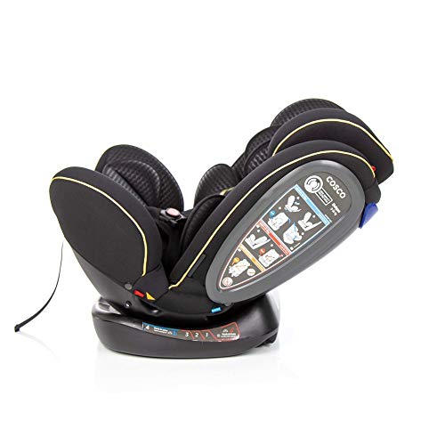 Cosco Kids, Cadeirinha Unique, 0 a 36 kg, Preto Ouro