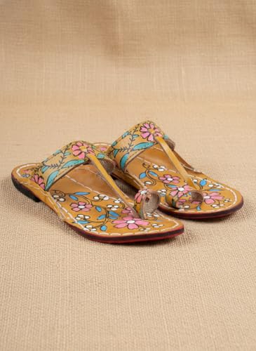 Image of Kolhapuri kolapuri chappal chapal slippers for women ladies original leather-24