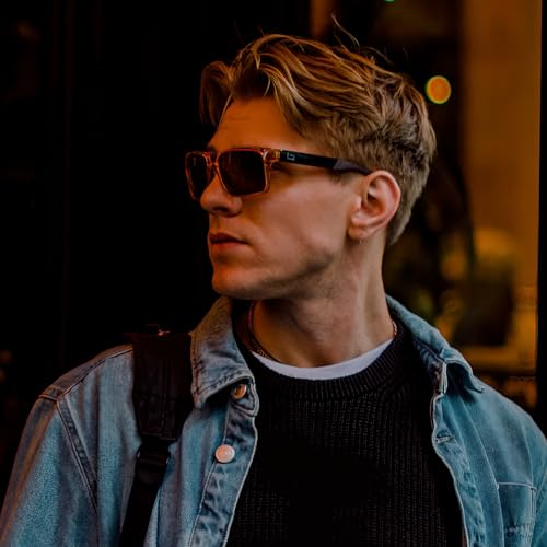 Image of Bnus italy made classic sunglasses corning real glass lens w. polarized option